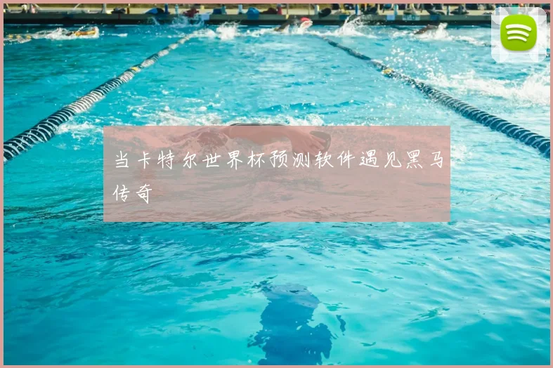 当卡特尔世界杯预测软件遇见黑马传奇