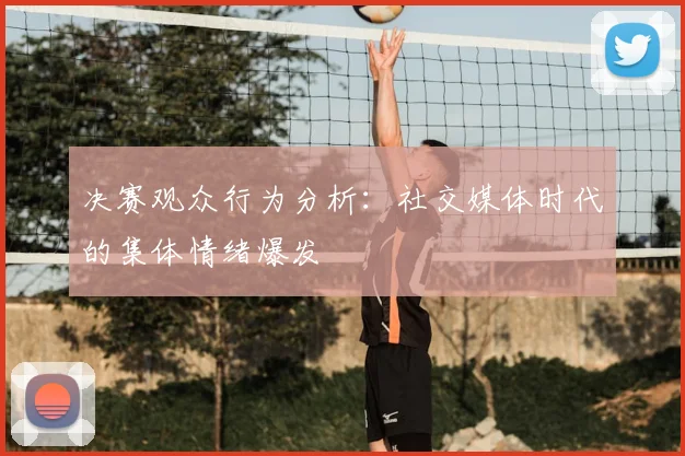 决赛观众行为分析：社交媒体时代的集体情绪爆发